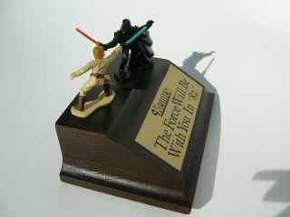 Kenner Star Wars Prototype Employee Micro Toy Fair Breakfast Award 1982 Rare 4