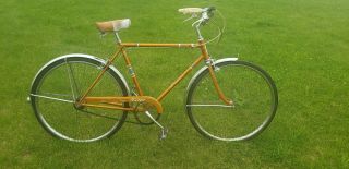 Vintage Rare Schwinn Deluxe Racer Copper Bicycle 3 Speed Bike Hard To Find