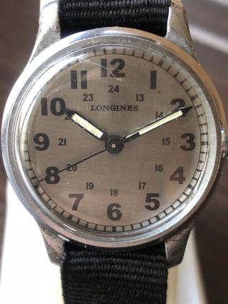 MILITARY VINTAGE LONGINES CALIBER 12L WWII COLLECTIBLE WATCH FOR MEN 1940s 2