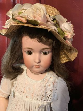 28” Kestner 171 L 1/2 15 1/2 German Antique Bisque Socket Doll Composition Body