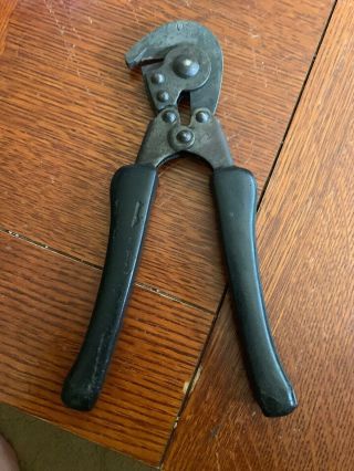 Wwii Usw.  S.  Co.  Wire Cutters U.  S.  1945 - Vintage Barbed Wire Tool Ww2