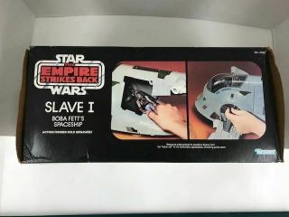 Vintage 1981 Kenner Star Wars Boba Fett SLAVE I ESB Complete,  w/Box 8