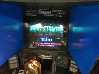 Night Striker - 1989 Taito - Rare Collector Quality Arcade Pcb - Guaranteed