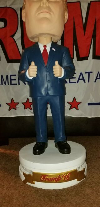 EXTREMELY RARE DONALD TRUMP 3 FOOT TALL BOBBLEHEAD 1 Of ONLY 24 EVER MADE NIB 3