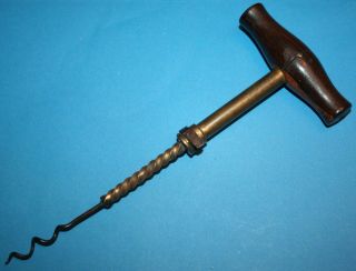 Rare 1867 Patent Van Gieson Corkscrew - Direct Pressure - Worldwide Ship 2