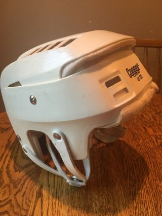 Vintage Cooper Sk100 Sr Ice Hockey Helmet White