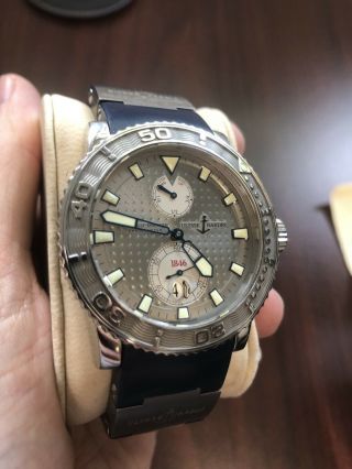 Ulysse Nardin Maxi Marine Diver 263 - 33 Wrist Watch for Men - Rare Rhodium Dial 5