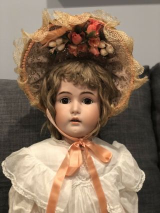 30” Kestner German Antique Bisque Head Doll,  Mold 171,  M Series