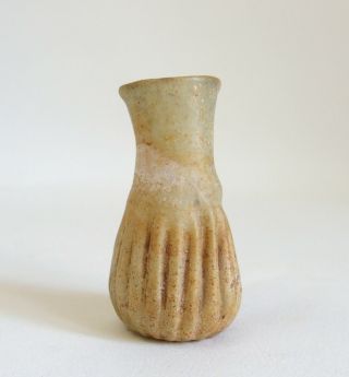 Fine Ancient Roman Glass Bottle 1