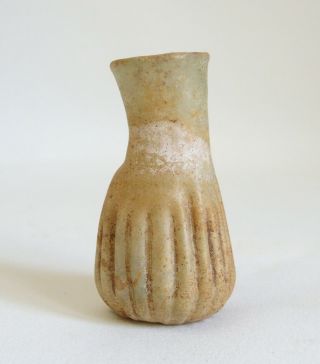 Fine ancient Roman glass bottle 1 3