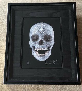 Hand Signed For The Love Of God By Damien Hirst Rare Prnt Retails For Over $10 K
