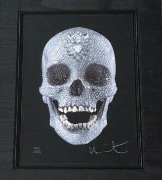 Hand Signed For The Love Of God By Damien Hirst Rare Prnt Retails For Over $10 K 2