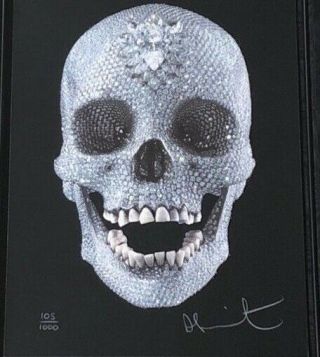 Hand Signed For The Love Of God By Damien Hirst Rare Prnt Retails For Over $10 K 3