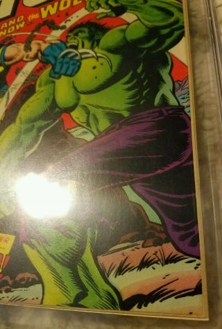 Incredible Hulk 181 9.  8 graded pgx 1st Wolverine.  Rare.  Logan movie. 7