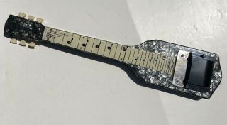 Vintage 1964 Valco National The Chicagoan Lap Steel With Case /restore