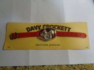 Vintage Davy Crockett Compass Watch Frontier Jewelry