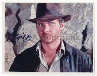 Harrison Ford - Scarce In - Person Autographed Vintage Indiana Jones 8x10