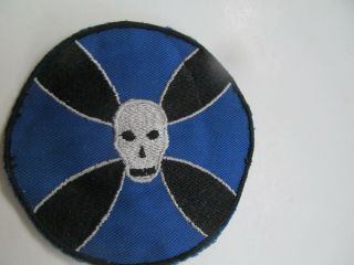 Army//embroiderd //skull//head // /military//vintage //patch