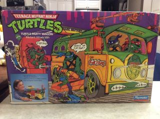 Playmates Vintage Teenage Mutant Ninja Turtles Party Wagon 5622