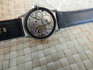 Vintage Men ' s Omega Military Black Dial Watch - 1935 7