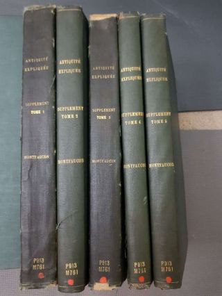 Rare Complete Set of 15 Vols - L ' Antiquite Expliquee et Representee En Figures 3