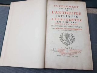Rare Complete Set of 15 Vols - L ' Antiquite Expliquee et Representee En Figures 4