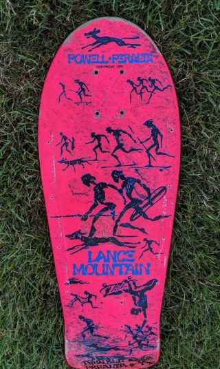 Vintage Powell Peralta Lance Mountain Skateboard Deck Tony Hawk 3