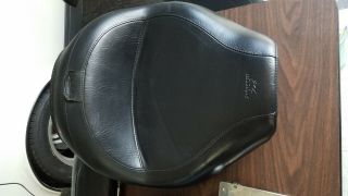 Mustang - 79477 - Wide Touring Two - Piece Seat with Driver Backrest,  Vintage 5