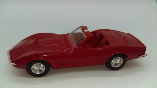 Vintage Chevrolet Dealer Promo Toy Model 1968 427 Corvette Redline Tires w/ Box 2