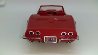 Vintage Chevrolet Dealer Promo Toy Model 1968 427 Corvette Redline Tires w/ Box 4