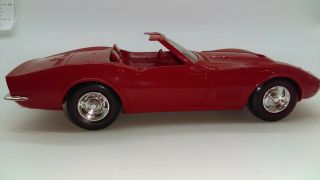 Vintage Chevrolet Dealer Promo Toy Model 1968 427 Corvette Redline Tires w/ Box 5