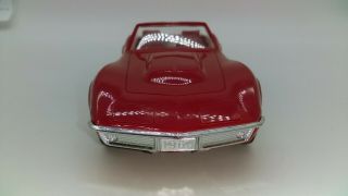 Vintage Chevrolet Dealer Promo Toy Model 1968 427 Corvette Redline Tires w/ Box 6
