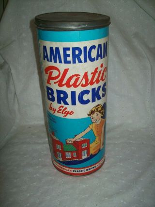 Vintage American Plastic Bricks By Elgo No.  725