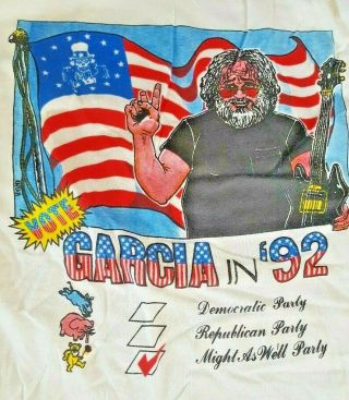 Vintage Grateful Dead Vote Garcia In 