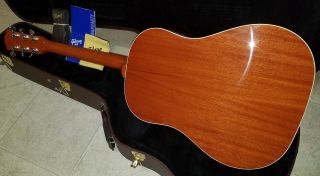 2018 Gibson J - 45 Standard Acoustic Guitar Vintage Sunburst w/Case & Tags 7