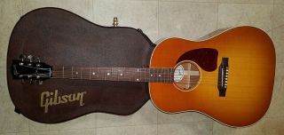 2018 Gibson J - 45 Standard Acoustic Guitar Vintage Sunburst w/Case & Tags 9