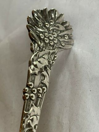 TIFFANY & CO.  HOLLY PATTERN BON BON SPOON FLORAL VINE STERLING SILVER 2