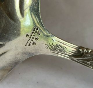 TIFFANY & CO.  HOLLY PATTERN BON BON SPOON FLORAL VINE STERLING SILVER 4