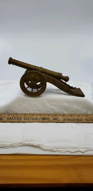 Vintage Brass/metal Toy Cannon.