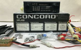 Vintage Concord Hpl - 550 Am/fm Car Stereo W/tape Deck Dbx Noise Reduction,