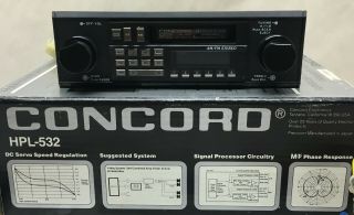 Vintage Concord HPL - 550 AM/FM Car Stereo w/Tape Deck DBX Noise Reduction, 2