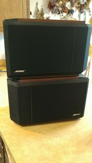 Vintage Bose 301 Series Iv Main / Stereo Speakers Great Shape 1 Owner Audio
