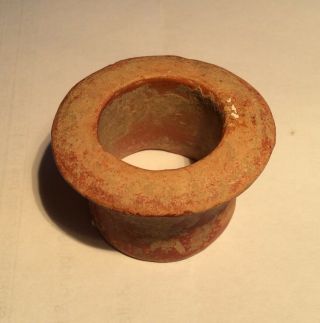 Maya Ear Spool 3 Pottery 600 - 900AD PreColumbian Mayan 2
