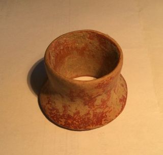 Maya Ear Spool 3 Pottery 600 - 900AD PreColumbian Mayan 3