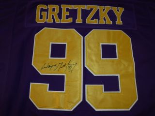 Wayne Gretzky Signed Vintage Los Angeles Kings Jersey