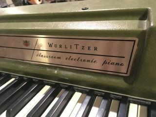 Vintage WurliTzer Model 214 Electric Piano Special Classroom Edition 8