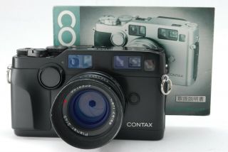 【Rare,  】Contax G2 Black Camera Carl Zeiss Planar T 45mm F2 Hood from JAPAN 4
