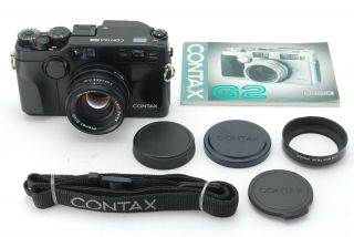 【Rare,  】Contax G2 Black Camera Carl Zeiss Planar T 45mm F2 Hood from JAPAN 5