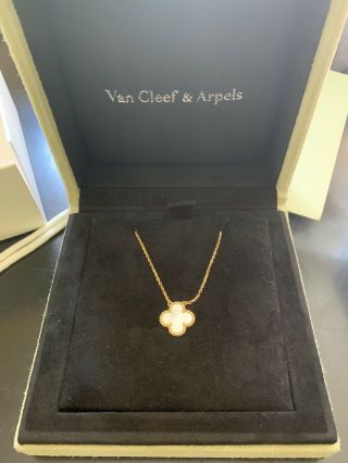 Van Cleef & Arpels Vintage Alhambra Mother Of Pearl Necklace