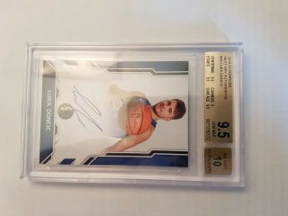 2018 - 19 Donruss Next Day Auto Bgs 9.  5 Rookie Luka Doncic Rc Ssp Rare Low Pop Wow